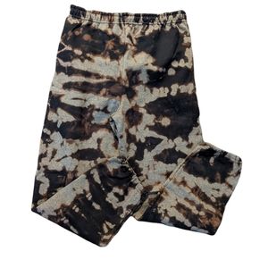 Black Reverse Tie Dye Sweatpants